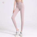 Yoga bottoms, leggings, 8 colors to choose from, high waist, breathable, quick drying, sweat absorbing, belly cover, elastic waist, hip lift, slim, slimming, sexy, stylish, easy to match, cute, fashionable, charming, S~XL 