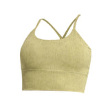 Yoga tops, bra tops, U-neck, pads, no wires, 5 colors to choose from, sports, breathable, open back, super flattering, stylish design, slim, sexy, mature and cute❀✿❀, trendy, stylish, luxurious, S~XL 