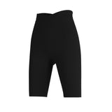 ヨガボトムス ショートパンツ  6色選択可  ハイウエスト 切り替え ウエストゴム ヒップリフト お腹カバー 通気性 吸汗 速乾 スポーツ デザイン感 着痩せ スリム チャーミング トレンド 激安 S~XL