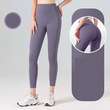 Yoga Bottoms Leggings 13 Colors to Choose From High Waist Belly Cover Hip Lift Elastic Waist Breathable Sweat Absorbent Quick Drying Sports Slim Slimming Sexy Cheap Tight S~XXXL